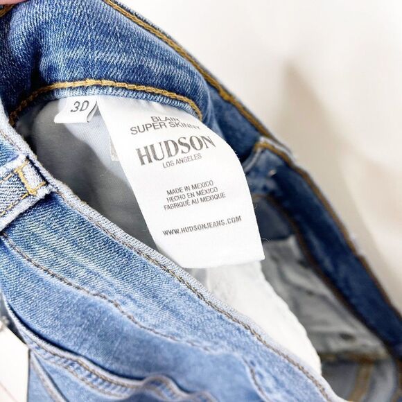 HUDSON Blair Super Skinny High Rise Jeans - Picture 9 of 10